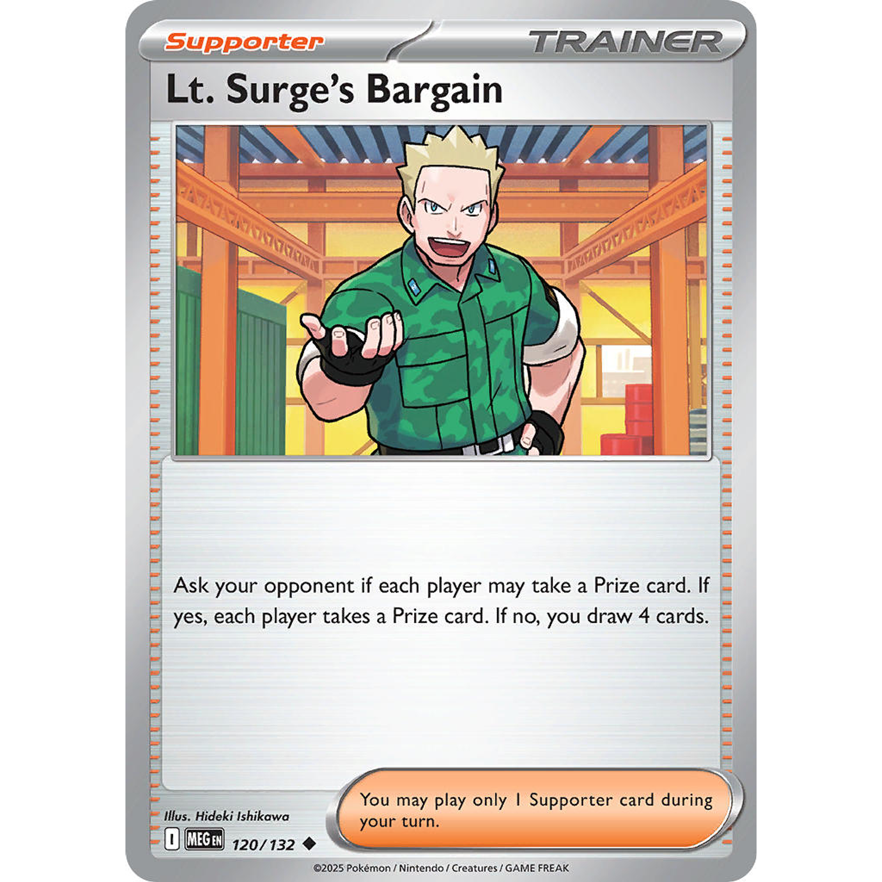 Lt. Surge's Bargain 113/132 Uncommon Español