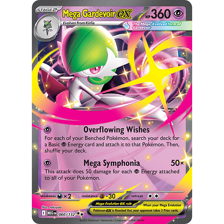 Mega Gardevoir Ex 060/132 Ultra Rare Ingles