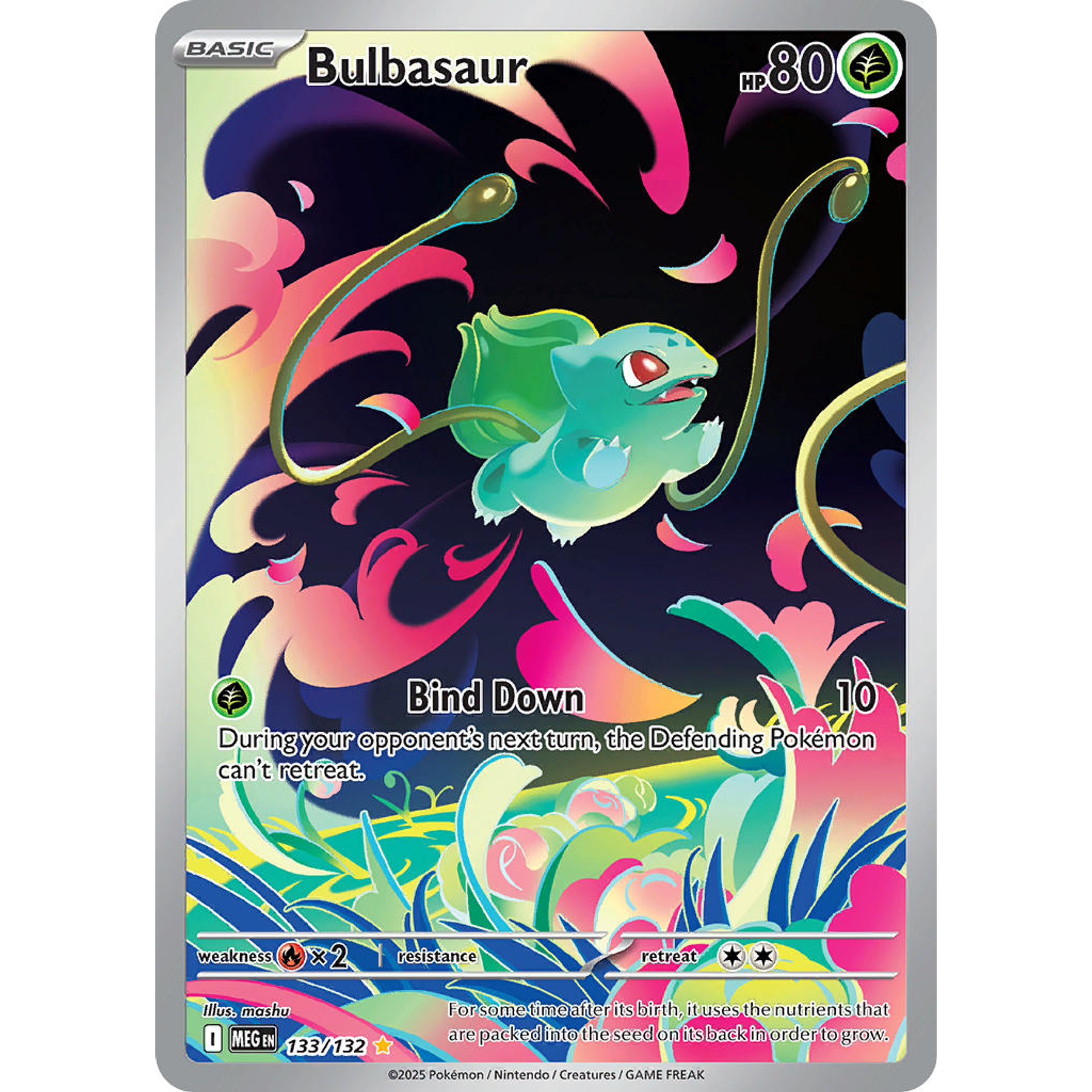 Bulbasaur 133/132  - Illustration Rare Ingles