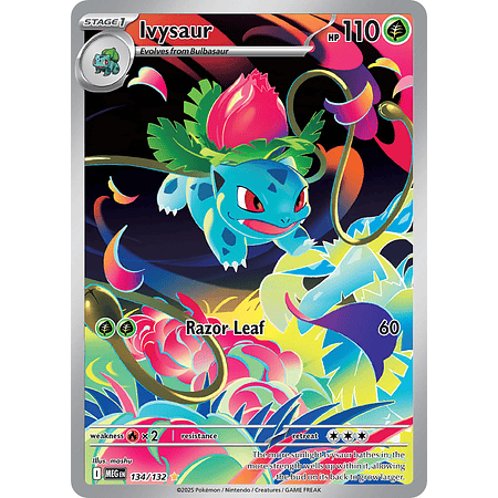 Ivysaur 134/132  - Illustration Rare Español