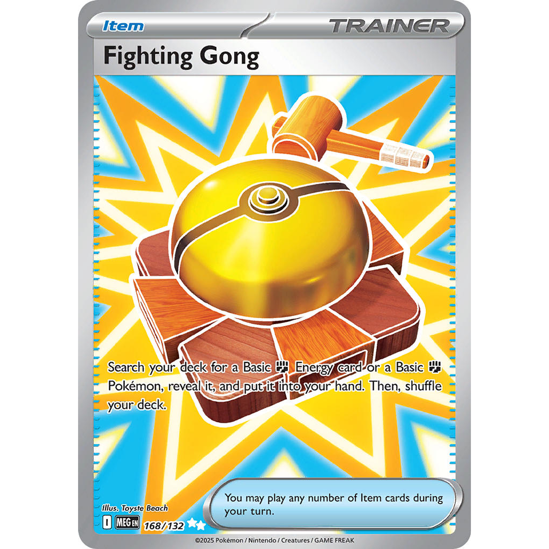 Fighting Gong 168/132  - Ultra Rare Ingles