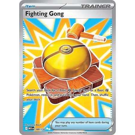 Fighting Gong 168/132  - Ultra Rare Ingles