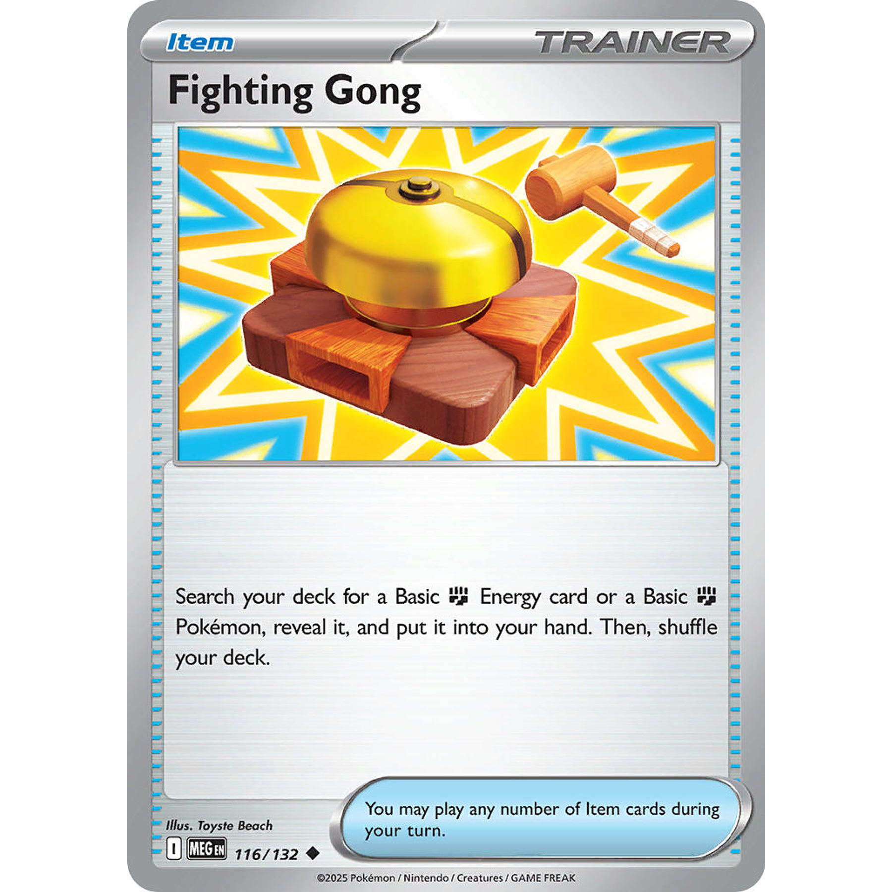 Fighting Gong 116/132 Uncommon Reverse Holo Ingles