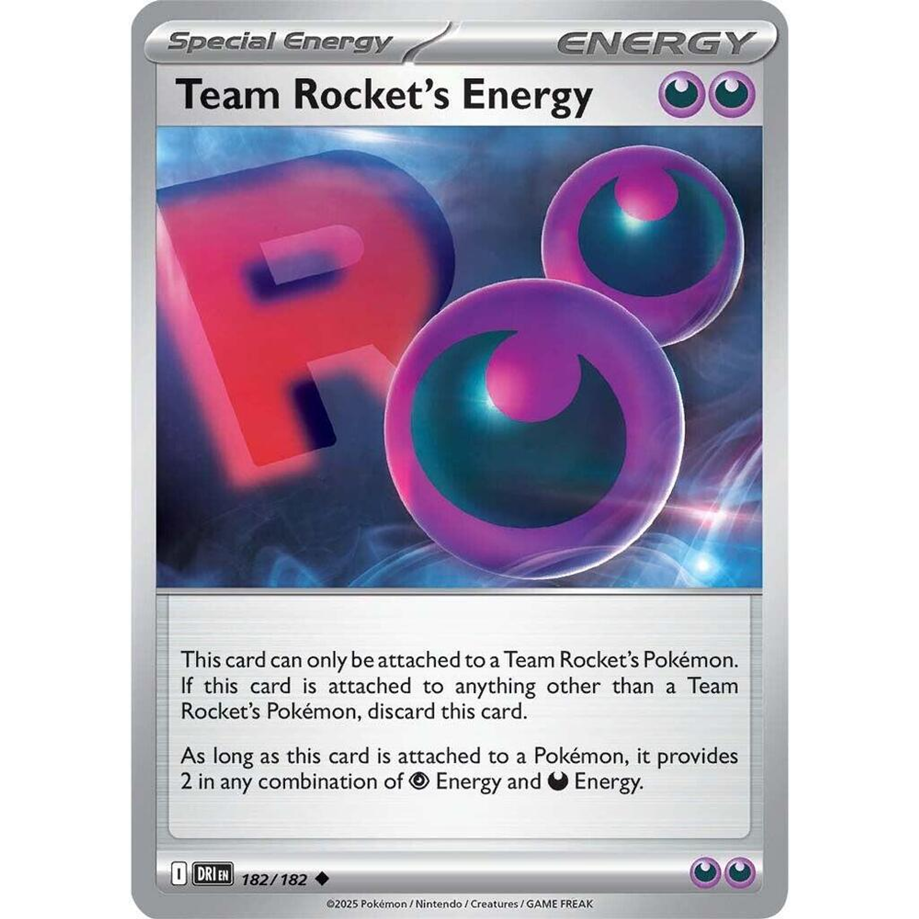 Team Rocket's Energy - 182/182 Uncommon  Inglés