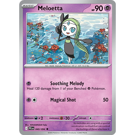 Meloetta 040/094 Uncommon  Ingles