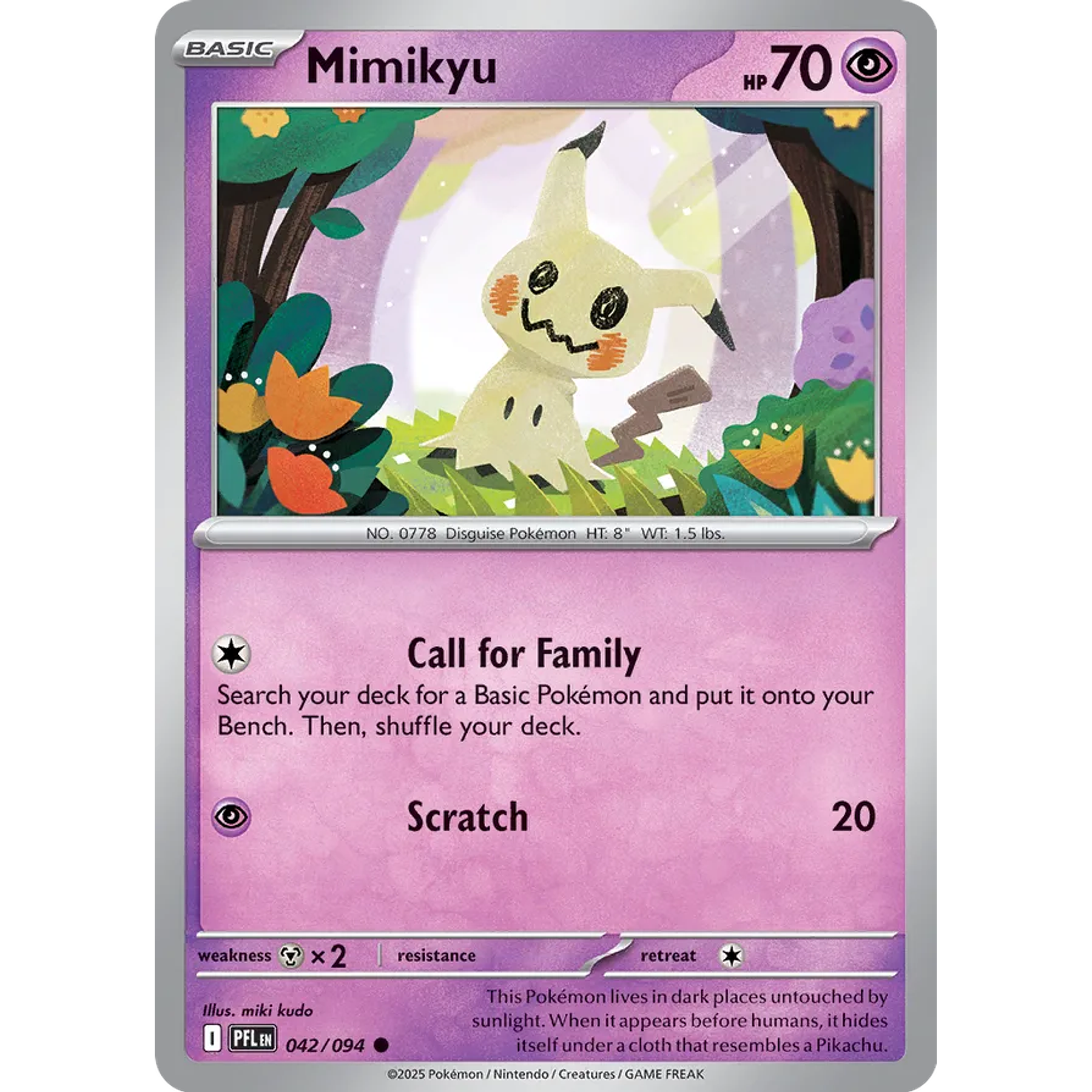 Mimikyu 042/094 Common Ingles