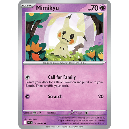 Mimikyu 042/094 Common Ingles