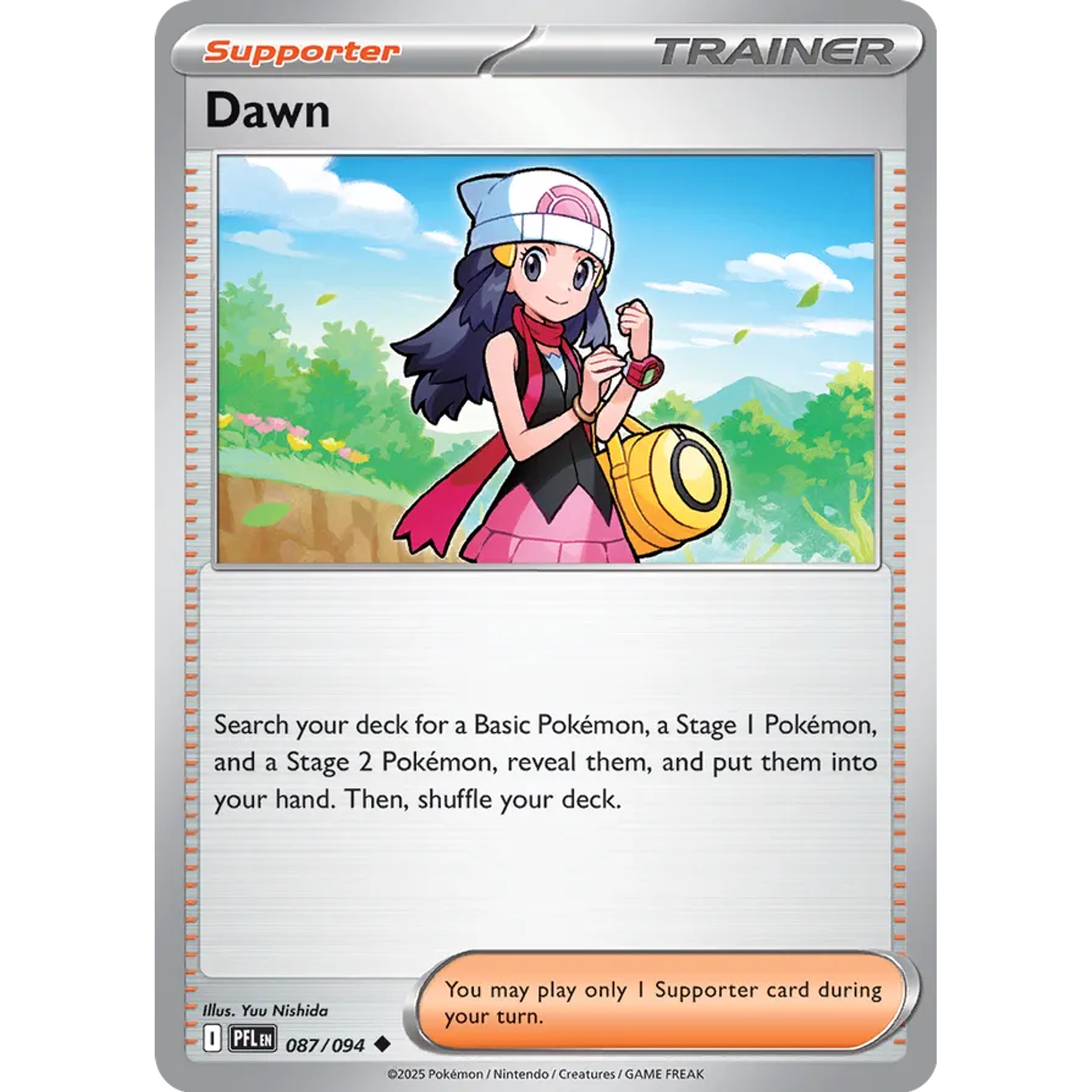 Dawn 087/094 Uncommon Reverse Holo Ingles