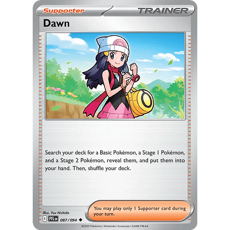 Dawn 087/094 Uncommon Reverse Holo Ingles