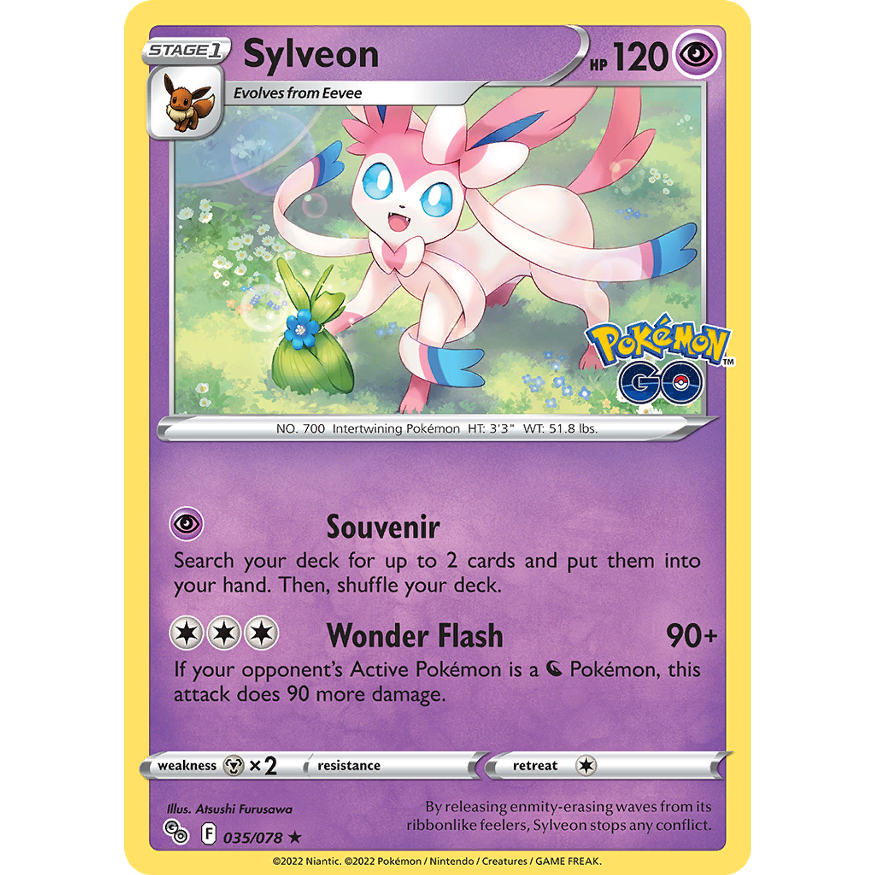 Sylveon- 035/078 - Holo Rare Inglés