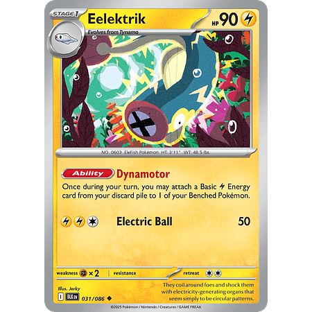 Eelektrik 023/086 Uncommon Reverse Holo Inglés