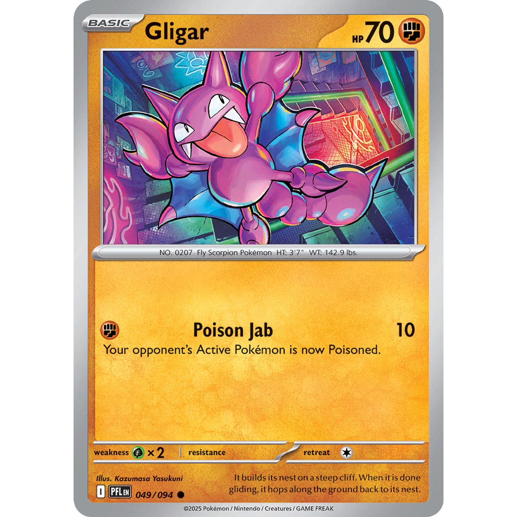 Gligar 049/094 Common Ingles