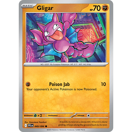 Gligar 049/094 Common Ingles