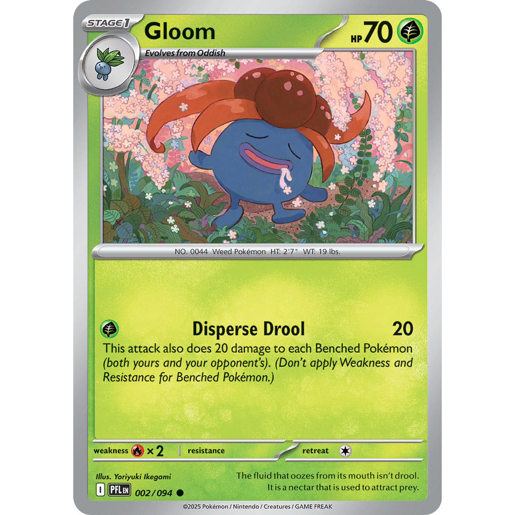 Gloom 002/094 Uncommon Reverse Holo Ingles