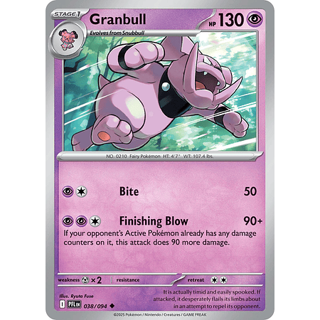 Granbull 038/094 Uncommon Reverse Holo  Ingles
