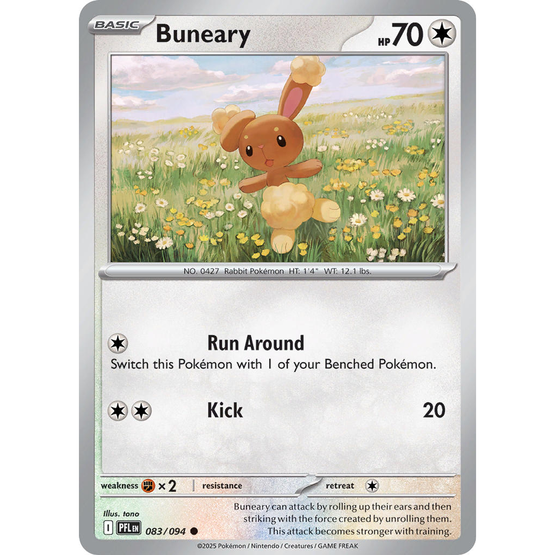 Bulneary 083/094 Common Reverse Holo Ingles