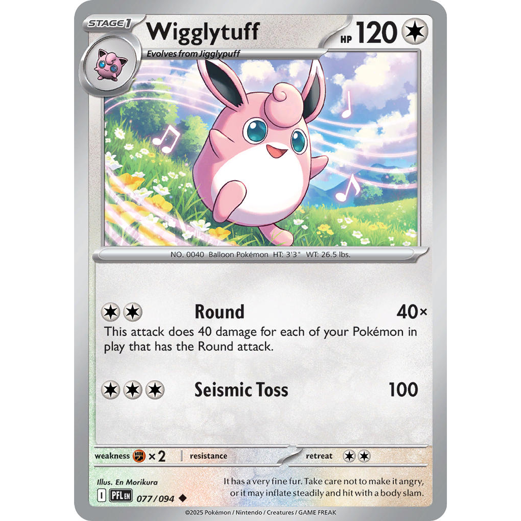 Wigglytuff 077/094 Uncommon  Ingles
