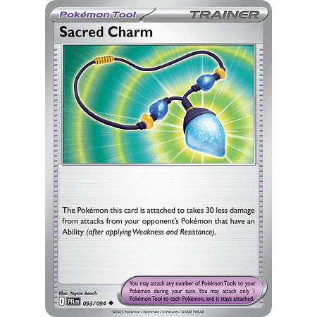 Sacred Charm 093/094 Uncommon Reverse Holo Ingles