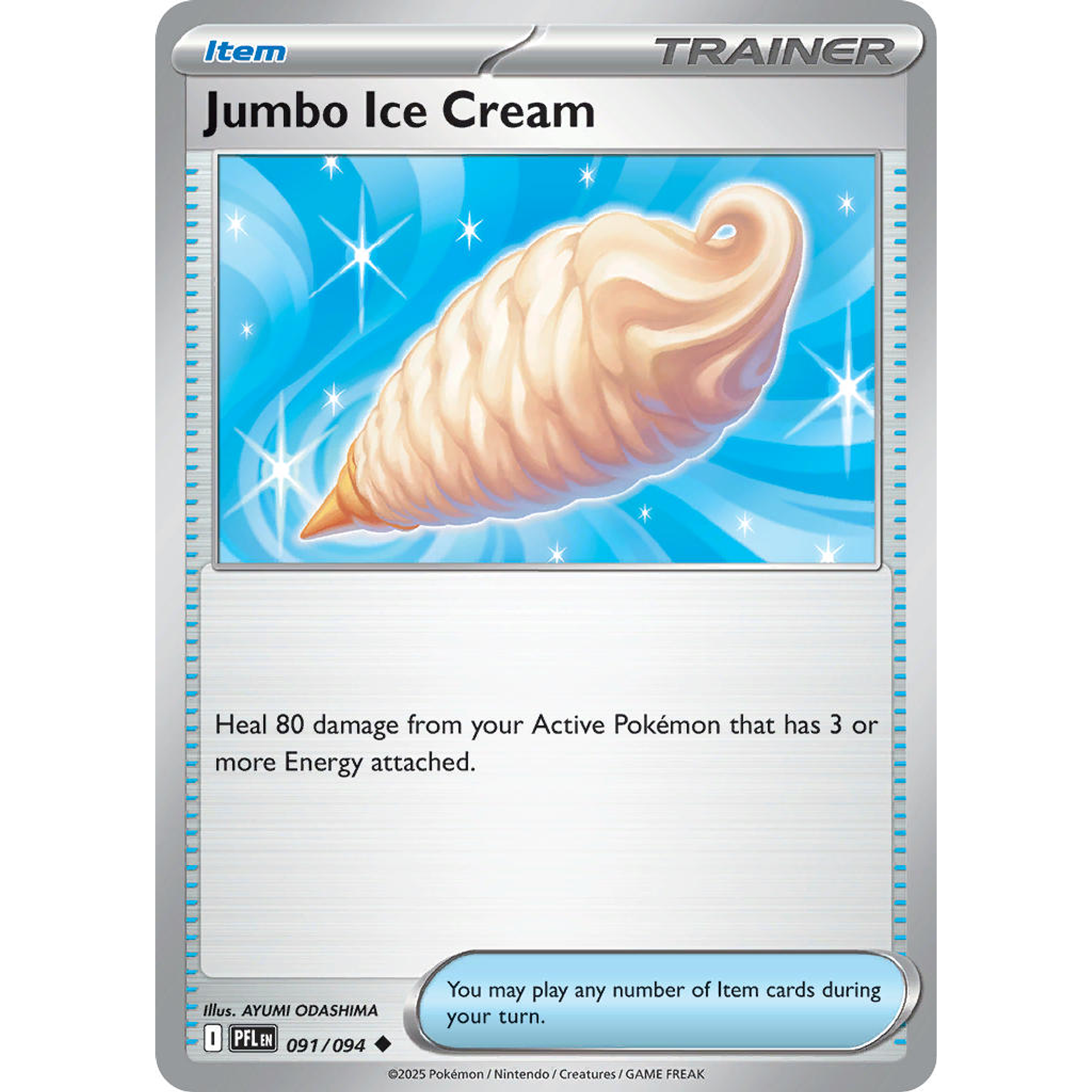 Jumbo Ice Cream 091/094 Uncommon Reverse Holo Ingles