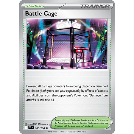 Battle Cape 085/094 Uncommon Reverse Holo Ingles