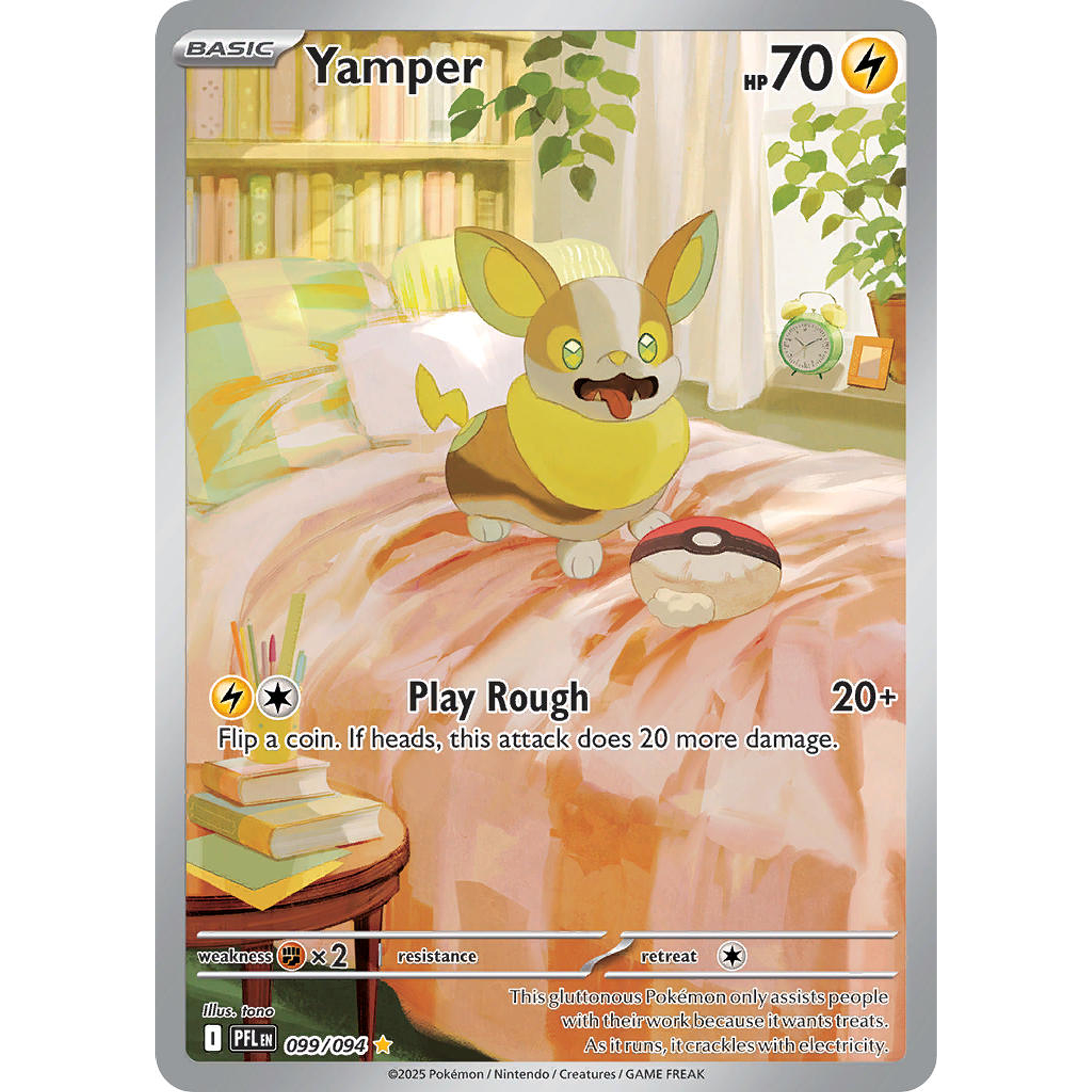 Yamper 099/094 Illustration Rare  Ingles