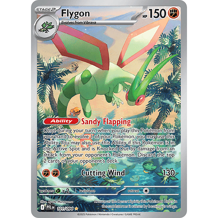 Flygon 101/094 Illustration Rare  Ingles