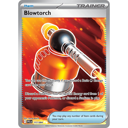 Blowtorch 117/094 Ultra Rare  Ingles