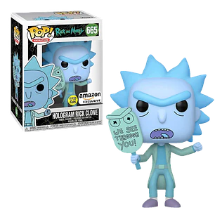 Hologram Rick Clone Funko Pop Rick And Morty 665 Amazon
