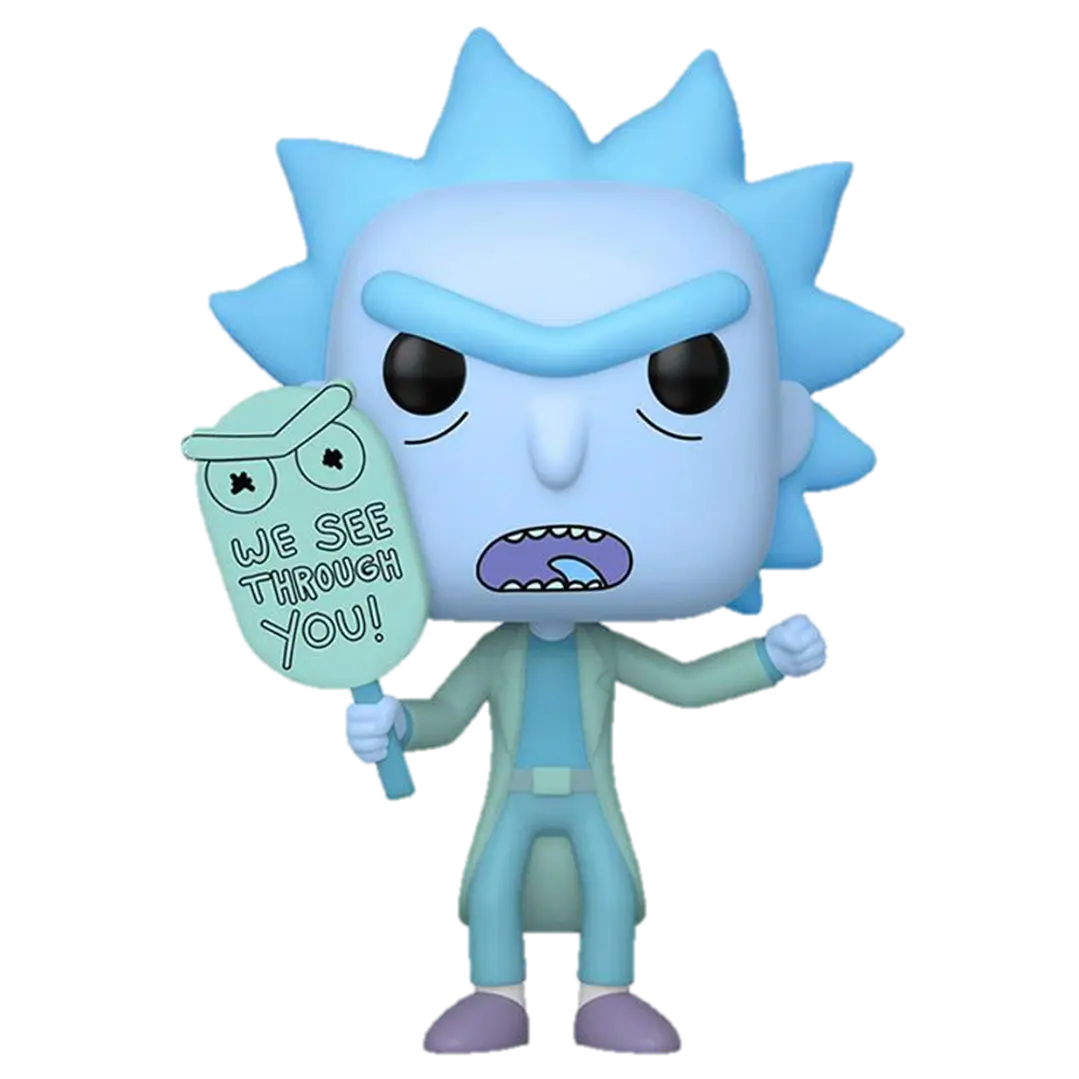 Hologram Rick Clone Funko Pop Rick And Morty 665 Amazon 2