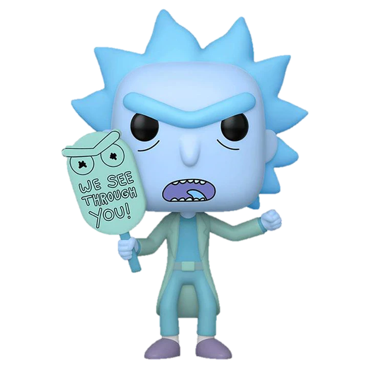 Hologram Rick Clone Funko Pop Rick And Morty 665 Amazon 2