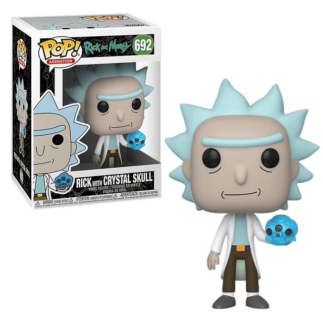 Rick With Crystal Skull Funko Pop Rick And Morty 692