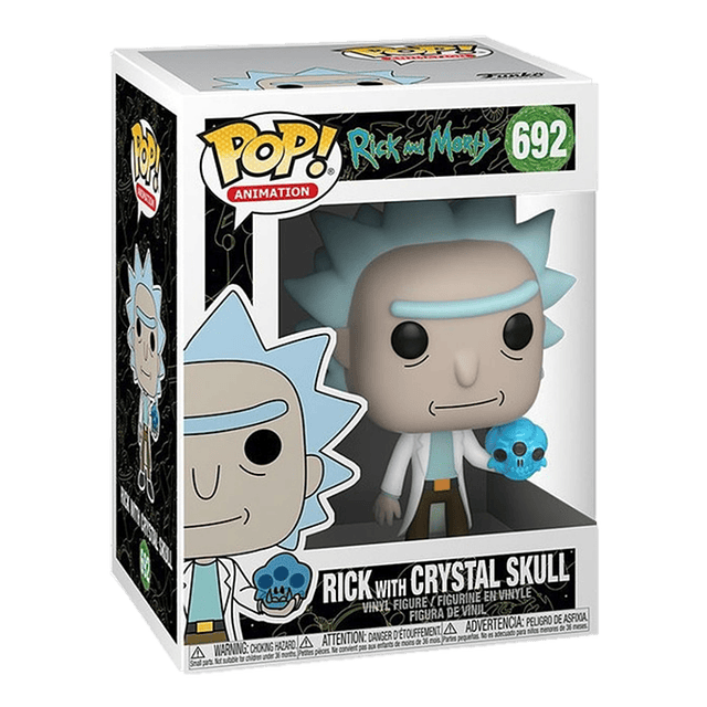 Rick With Crystal Skull Funko Pop Rick And Morty 692