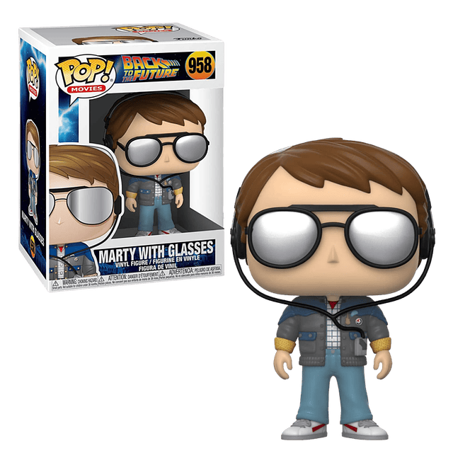 Marty With Glasses Funko Pop Back To The Future 958