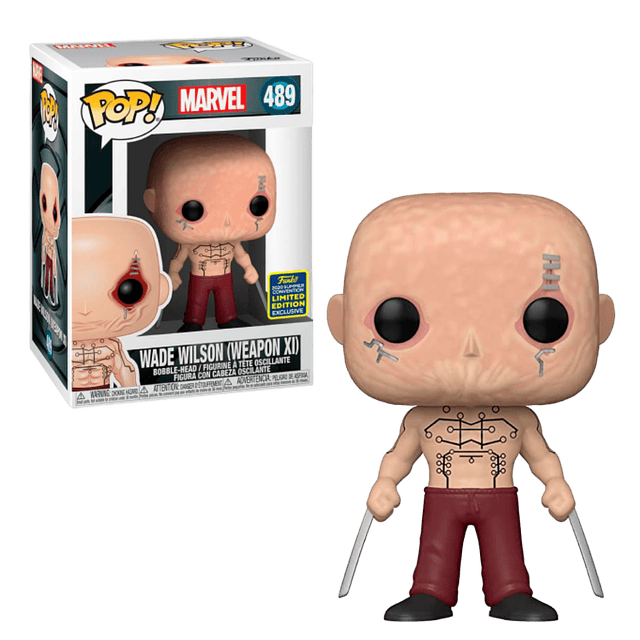 Wade Wilson Weapon XI Funko Pop Marvel 489 SDCC2020