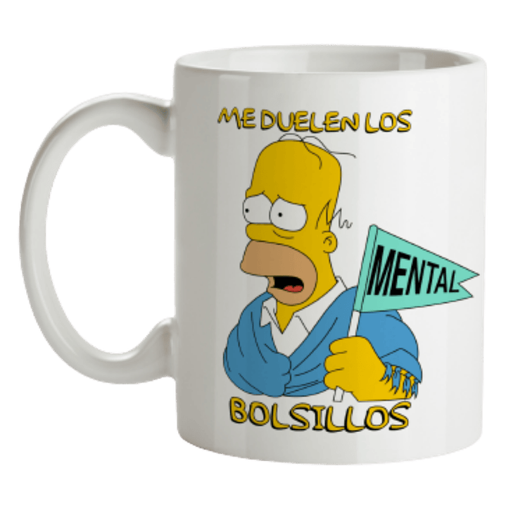 Mug Me Duelen Los Bolsillos Homero Simpson 1