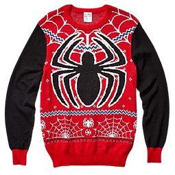 Ugly Sweater Christmas Spiderman L