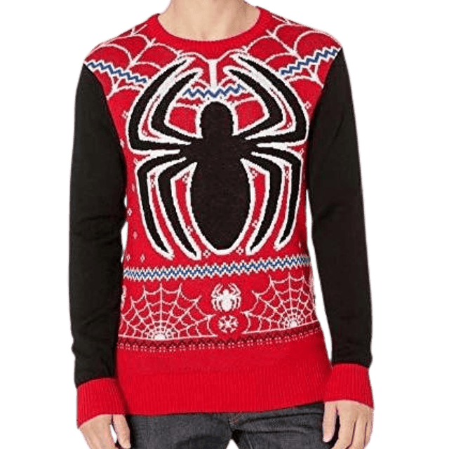 Ugly Sweater Christmas Spiderman L