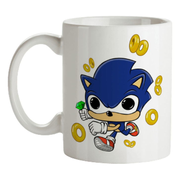 Mug Sonic The Hedgehog Tipo Pop 1