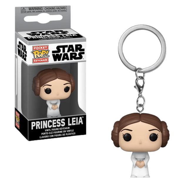 Princess Leia Llavero Funko Pop Star Wars