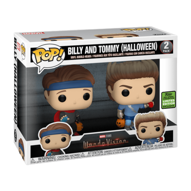 Billy And Tommy Halloween Funko Pop WandaVision 2 Pack ECCC2021