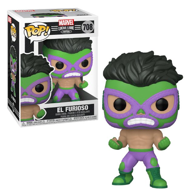 El Furioso Funko Pop Marvel Lucha Libre Edition 708