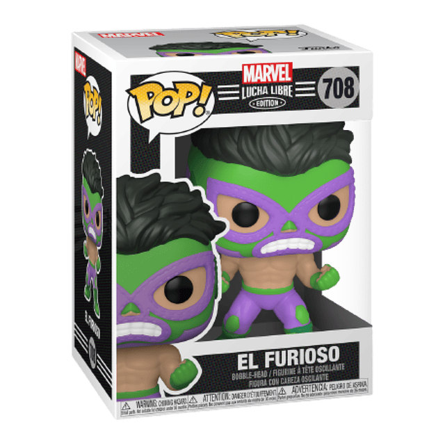 El Furioso Funko Pop Marvel Lucha Libre Edition 708