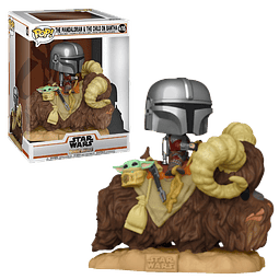 The Mandalorian And The Child On Bantha Funko Pop Star Wars 416