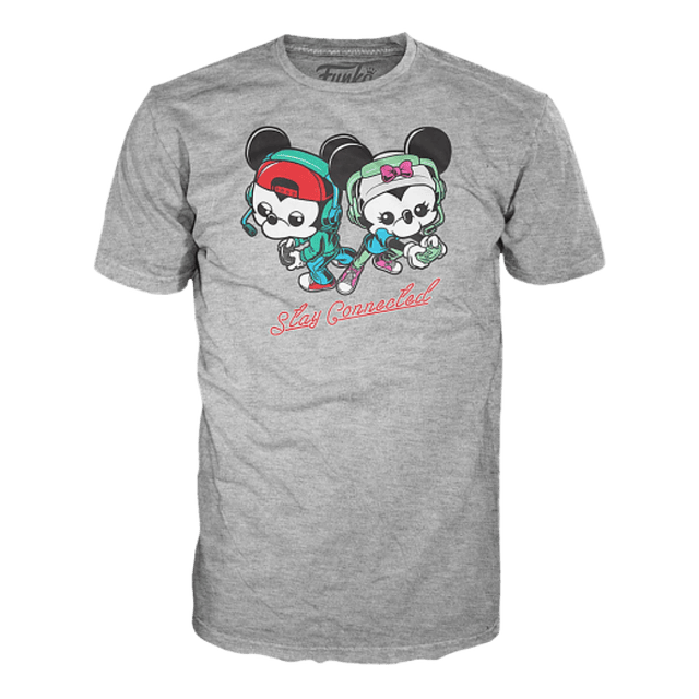Camiseta Funko Pop Mickey Y Minnie Gamers