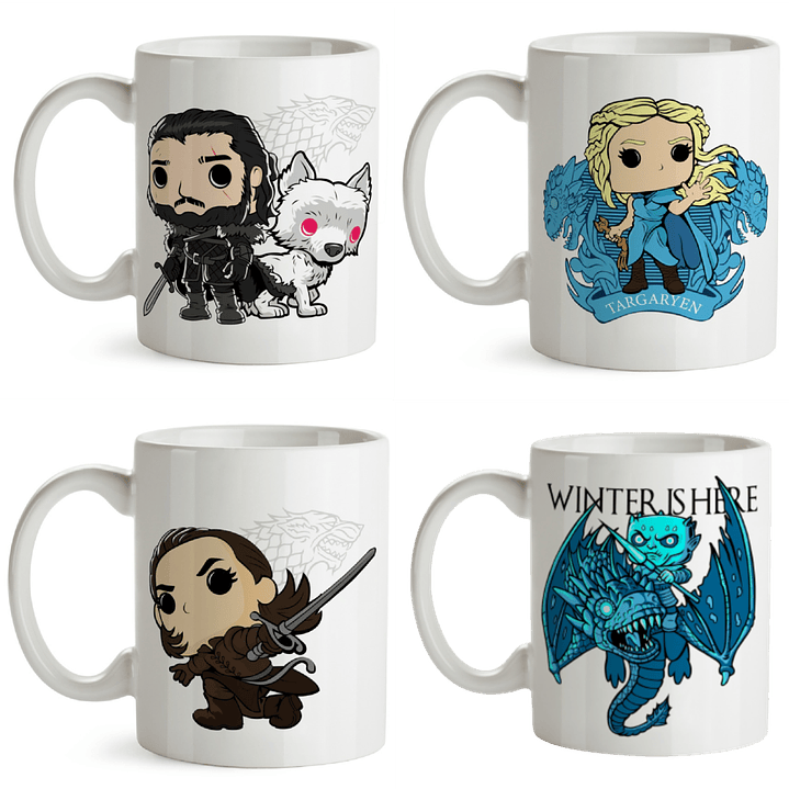 Mugs Game Of Thrones 4 Pack 1