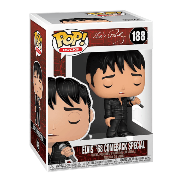 Elvis 68 Comeback Special Funko Pop Elvis Presley 188