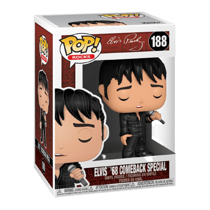 Elvis 68 Comeback Special Funko Pop Elvis Presley 188 3