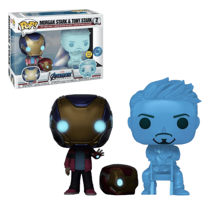 Morgan Stark Y Tony Stark Funko Pop Avengers Endgame Pop In A Box 1