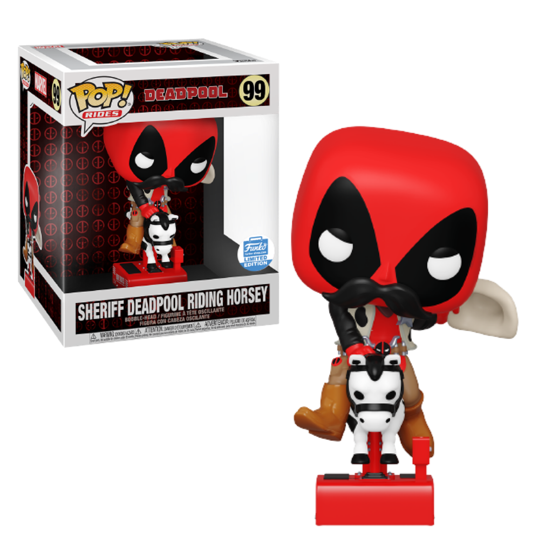 Sheriff Deadpool Riding Horsey Funko Pop Rides 99 Funko Shop 1