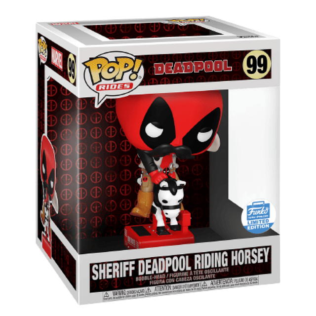 Sheriff Deadpool Riding Horsey Funko Pop Rides 99 Funko Shop
